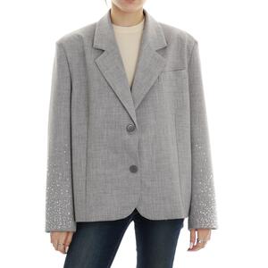 GIACCA STRASS GRIGIO